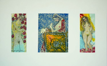 Variations sur Klimt. Tryptique 1