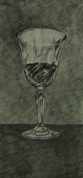 Verre de vin. Isolé. Glass wine. Alone.  #artistsupportpledg