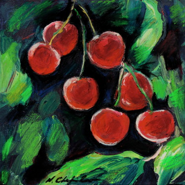 Cerises 1, 30x30cm