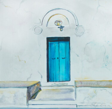 Porte Bleue, 32x32cm